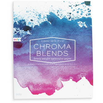 Ooly &ndash; Chroma Blends Watercolor Paper Pad