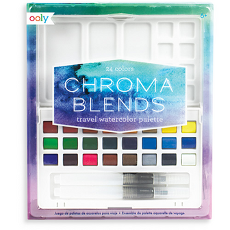 Ooly &ndash; Chroma Blends Travel Watercolor Palette