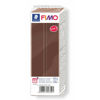 Fimo Soft Boetseerklei Chocolade 75 454 g. 