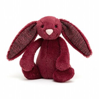 Jellycat Bashful Sparkly Cassis Bunny Medium