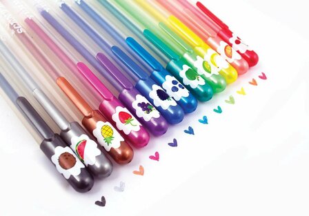 Ooly &ndash; Gelpennen met glitter en geur &lsquo;Yummy Yummy&rsquo; 2.0