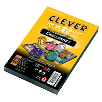  Scoreblok Clever tot de 3e macht Challenge 999-Games