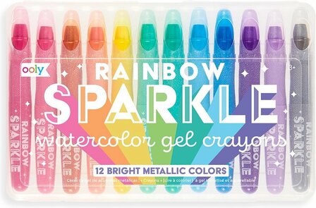 Ooly - Rainbow Sparkle Watercolor Gel Crayons