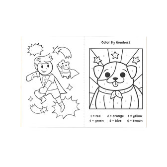 Ooly &ndash; Mini Traveler Coloring &amp; Activity Kit &ndash; Superkids &amp; Pets