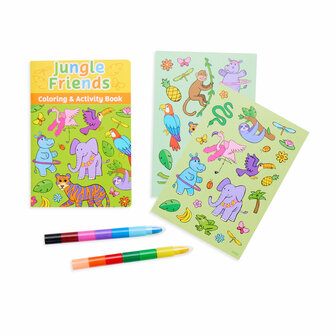 O0ly &ndash; Mini Traveler Coloring &amp; Activity Kit &ndash; Jungle Friends