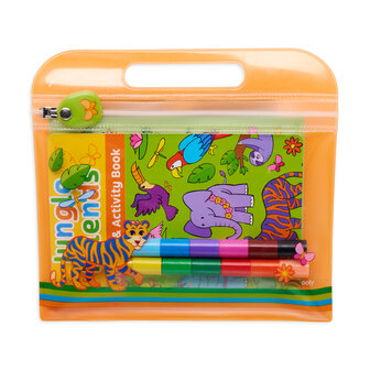 O0ly &ndash; Mini Traveler Coloring &amp; Activity Kit &ndash; Jungle Friends