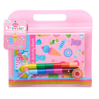 Ooly &ndash; Mini Traveler Coloring &amp; Activity Kit &ndash; Sugar Joy