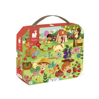 Janod – Puzzelkoffer Tuin