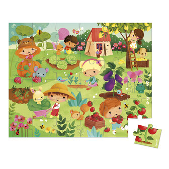 Janod – Puzzelkoffer Tuin
