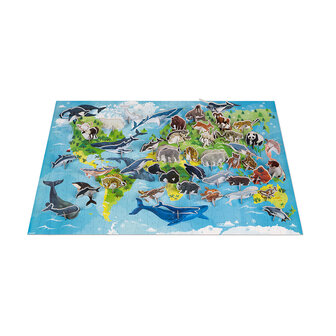 Janod WWF &ndash; Educatieve puzzel bedreigde diersoorten