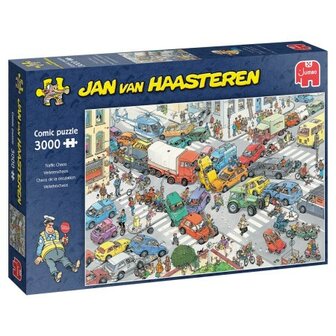 Puzzel Jan van Haasteren - Verkeerschaos