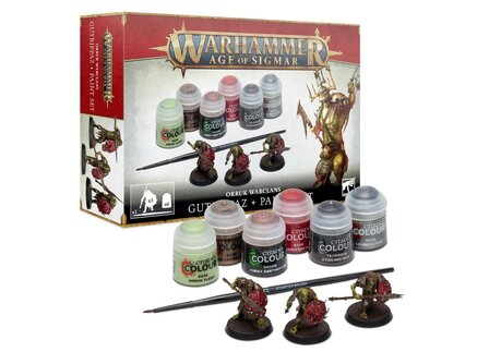 Warhammer Age of Sigmar Orruk Warclans Gutrippaz + Paint Set