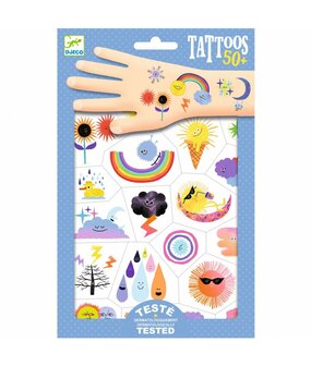 Djeco Tattoos Weer Emoji&#039;s