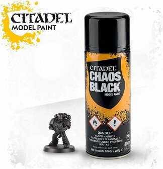 Citadel Undercoat  Primer Chaos Black Spray 62-02