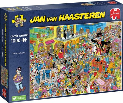 Puzzel Jan van Haasteren - Dia de Los Muertos (1000)