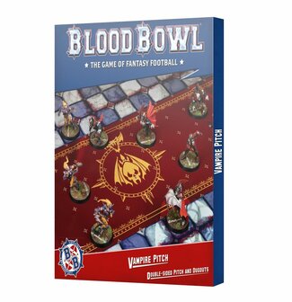 Warhammer Blood Bowl Vampire Team &ndash; Double-sided Pitch and Dugouts Set