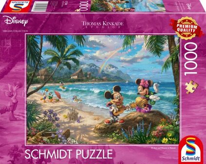 Disney Dreams Minnie &amp; Mickey Hawaii , 1000 stukjes - Puzzel