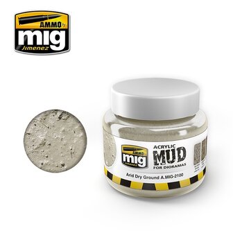Acrylic Mud Arid Dry Ground Jar 250 ml.