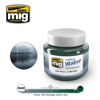 Acrylic Water Lake Waters Jar 250 ml.