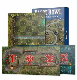 Blood Bowl The Game of Fantasy Football: Gnome Pitch Double-sided Pitch and Dugouts