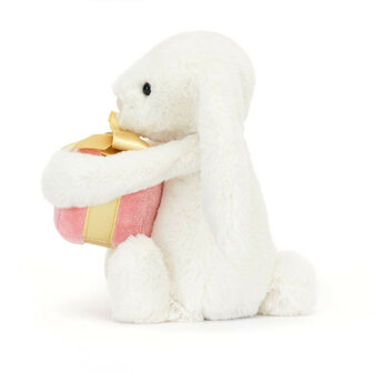 Jellycat Bashful Bunny With Present