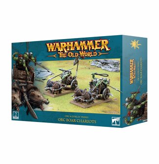 Warhammer The Old World Orc &amp; Goblin Tribes Orc Boar Chariots