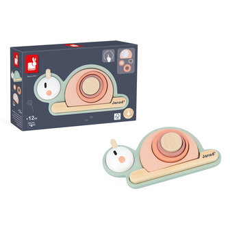 Janod Sweet Cocoon &ndash; Sensorische Stapelslak