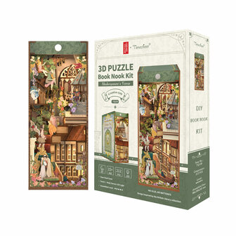 DIY Book Nook Boekensteun Shakespear&rsquo;s Verse inclusief Dust-cover, Tone-Cheer