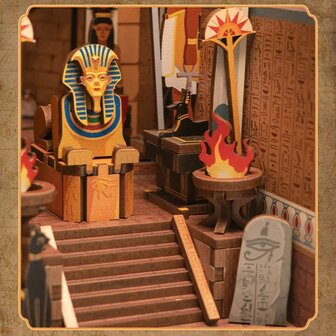DIY Book Nook Boekensteun Adventure in Egypt Bookend, Tone-Cheer