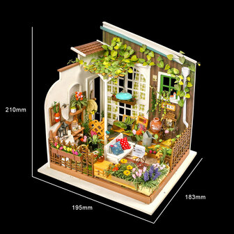 DIY Huisje Miller&rsquo;s Flower House, Robotime