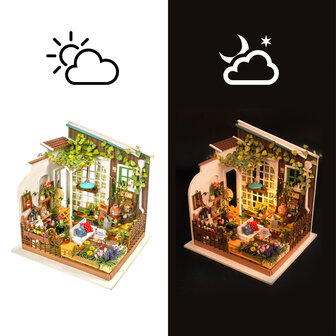 DIY Huisje Miller&rsquo;s Flower House, Robotime
