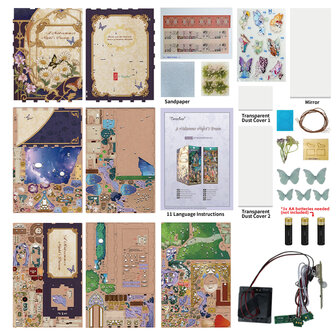 DIY Huisjes DIY Book Nook Boekensteun A Midsummer Night&rsquo;s Dream inclusief Dust-cover, Tone-Cheer