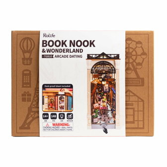 DIY Book Nook Boekensteun Arcade Dating, Robotime