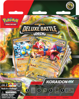 Pokemon POK TCG deluxe Battle Deck - MIRAIDON/KORAIDON