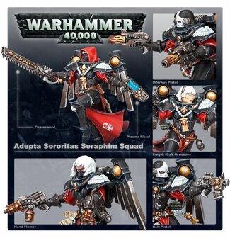 Warhammer 40,000 Adepta Sororitas Seraphim Squad