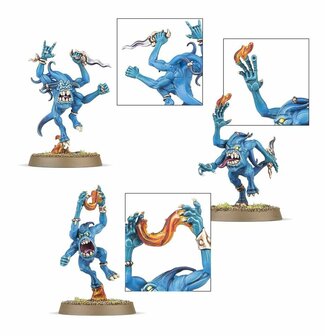 Warhammer age of Sigmar Disciples of Tzeentch Blue Horrors and Brimstone Horrors