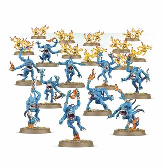 Warhammer age of Sigmar Disciples of Tzeentch Blue Horrors and Brimstone Horrors