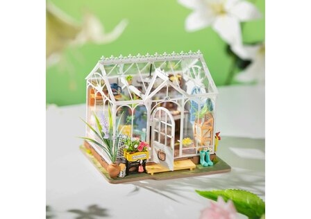 Robotime, DIY Dreamy Garden House met LED Verlichting