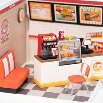 Robotime, DIY Huisje Super Creator Yum Yum Burgers