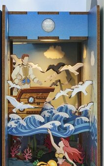 DIY Book Nook Boekensteun The Little Mermaid Bookend