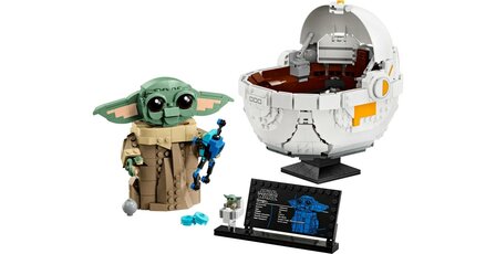 Lego Starwars  Grogu&trade; met zweefkinderwagen