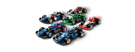 Lego F1&reg; raceauto&#039;s minifigures