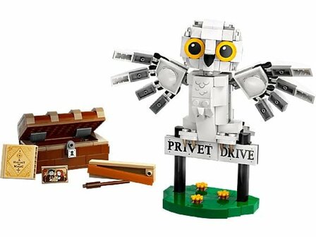 Lego Harry Potter Hedwig&trade; bij Ligusterlaan 4