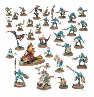 Warhammer Age of Sigmar Spearhead: Seraphon &ndash; Sunblooded Prowlers