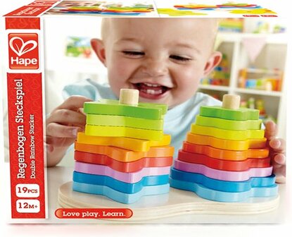 Hape Double Rainbow Stacker
