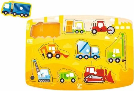 Hape Construction Peg Puzzle