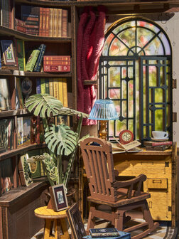 Robotime, DIY Book Nook, Silent Corner Study