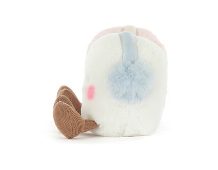 Jellycat Amuseables Toastie Pink and White Marshmallows