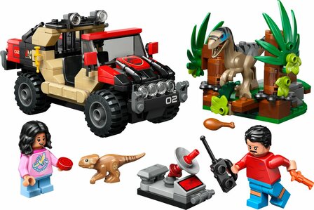Lego Offroad raptorontsnapping Jurassic World&trade;