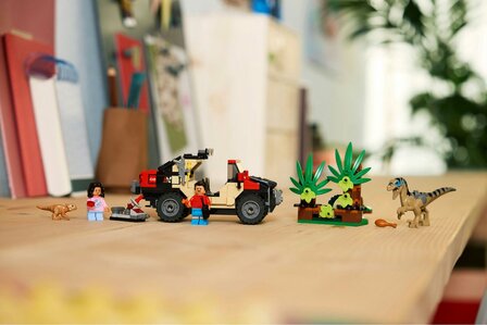 Lego Offroad raptorontsnapping Jurassic World&trade;